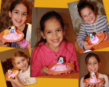 סדנת בצק סוכר ביום הולדת של נעמה