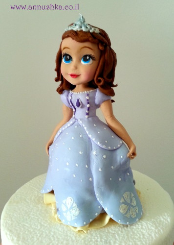 נסיכה סופיה מבצק סוכר