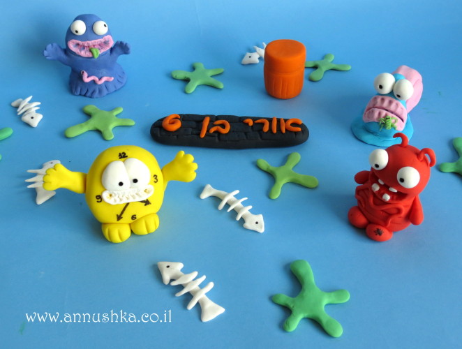 ערכת זבלונים לקישוט עוגה